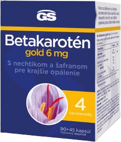 GS Betakarotén gold 6 mg, kapsúl 90+45