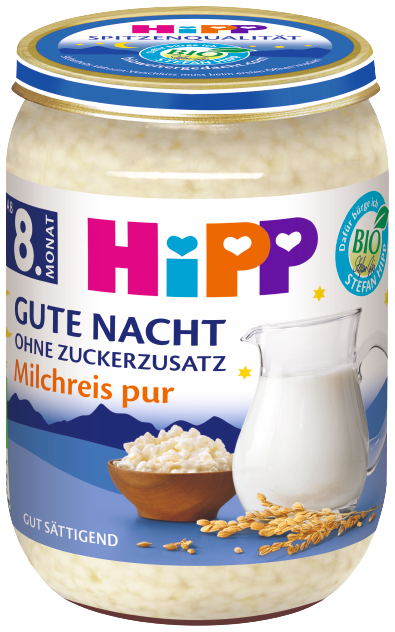 Hipp BIO krupicová kaša na dobrú noc 190 g kúpite na Pilulka.sk