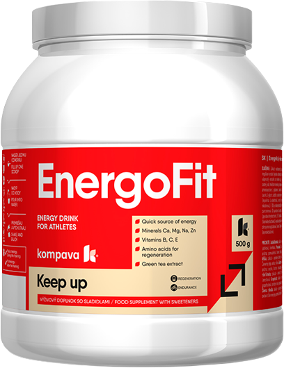 Kompava EnergoFIt nápoj na podporu športového výkonu príchuť Exotic 500 g
