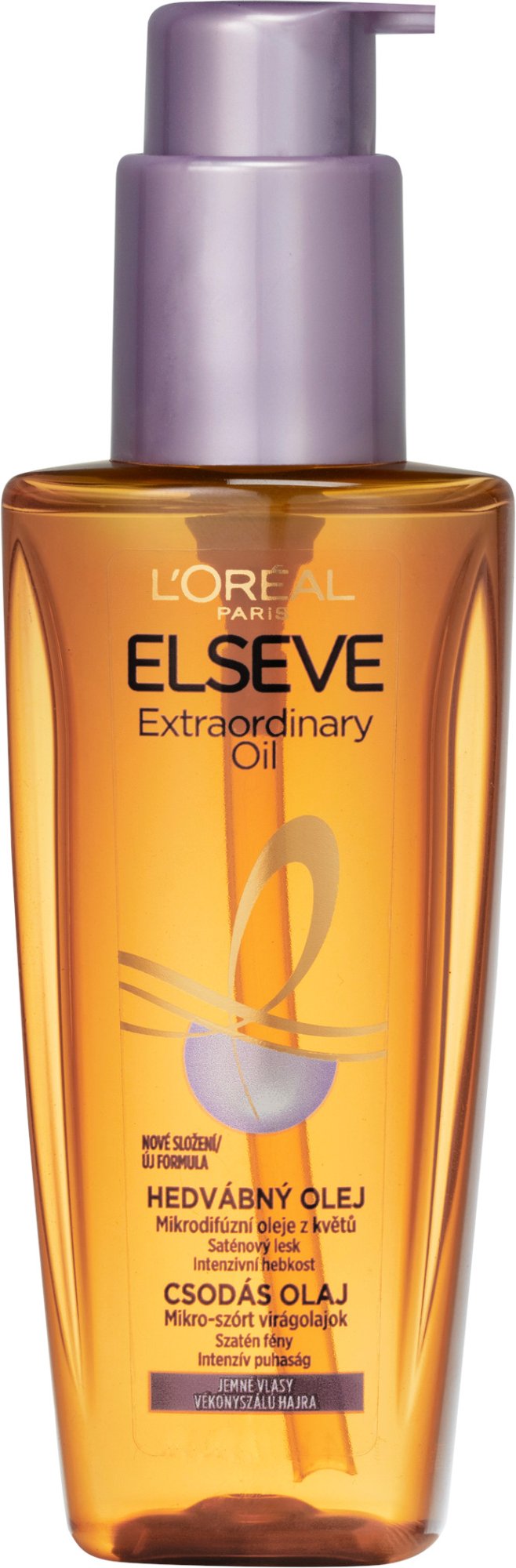 L'ORÉAL Paris Elseve Extraordinary Oil hodvábny olej pre jemné vlasy 100 ml