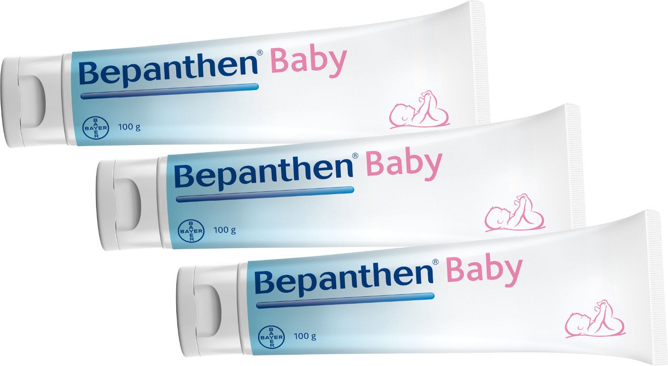 Bepanthen Baby mast 3 x 100 g