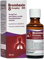 BROMHEXIN 8-Kvapky KM 8 mg/ml 50 ml