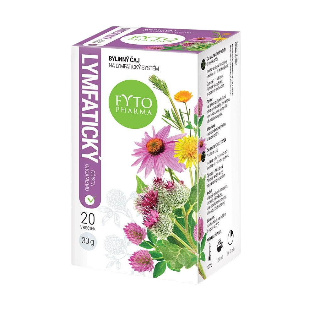 Fytopharma Bylinný čaj na lymfatický systém 20 x 1.5 g