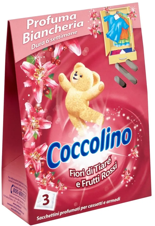 Coccolino vonné vrecká ružové 3 ks