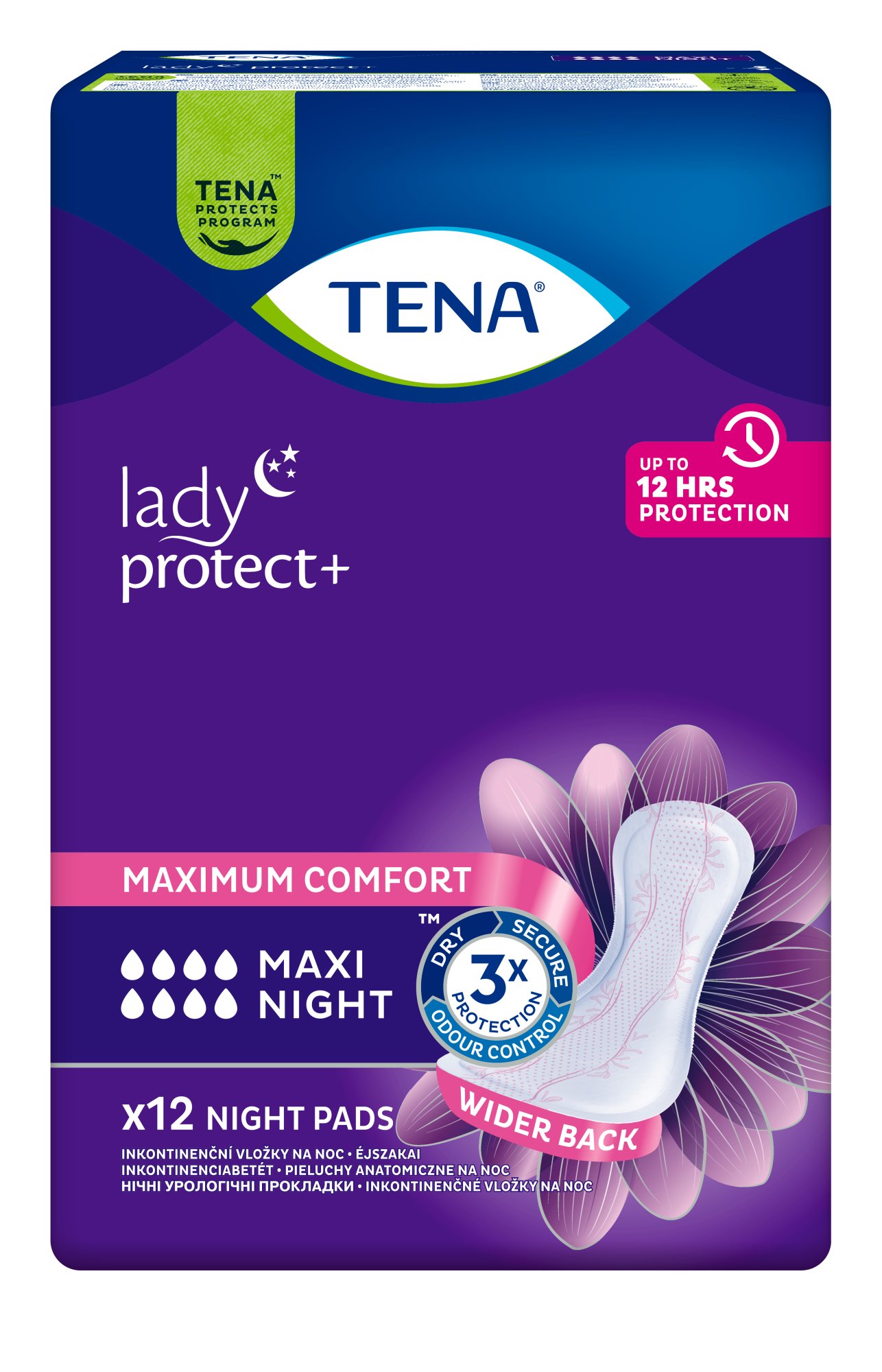 Tena Lady Maxi Night Inkontinenčné vložky 12 ks