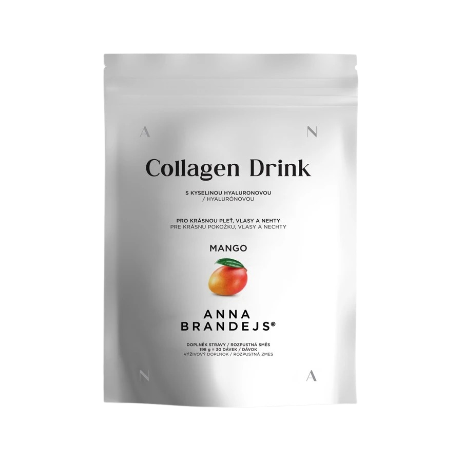 ANNA BRANDEJS Collagen drink mango 198 g kúpite na Pilulka.sk