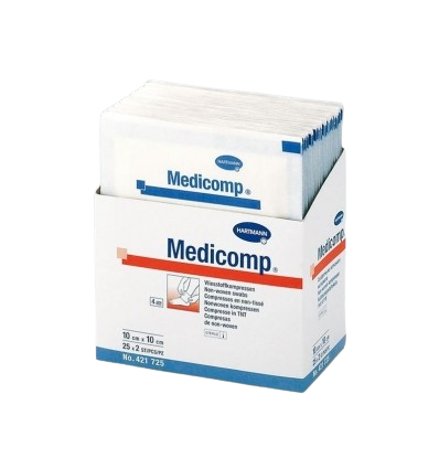 Hartmann Kompres Medicomp sterilný 5x5 cm 50 ks