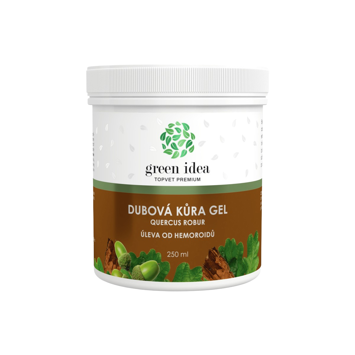 LIEČIVÉ RASTLINY Topvet dubová kôry gél - na hemoroidy 250 ml