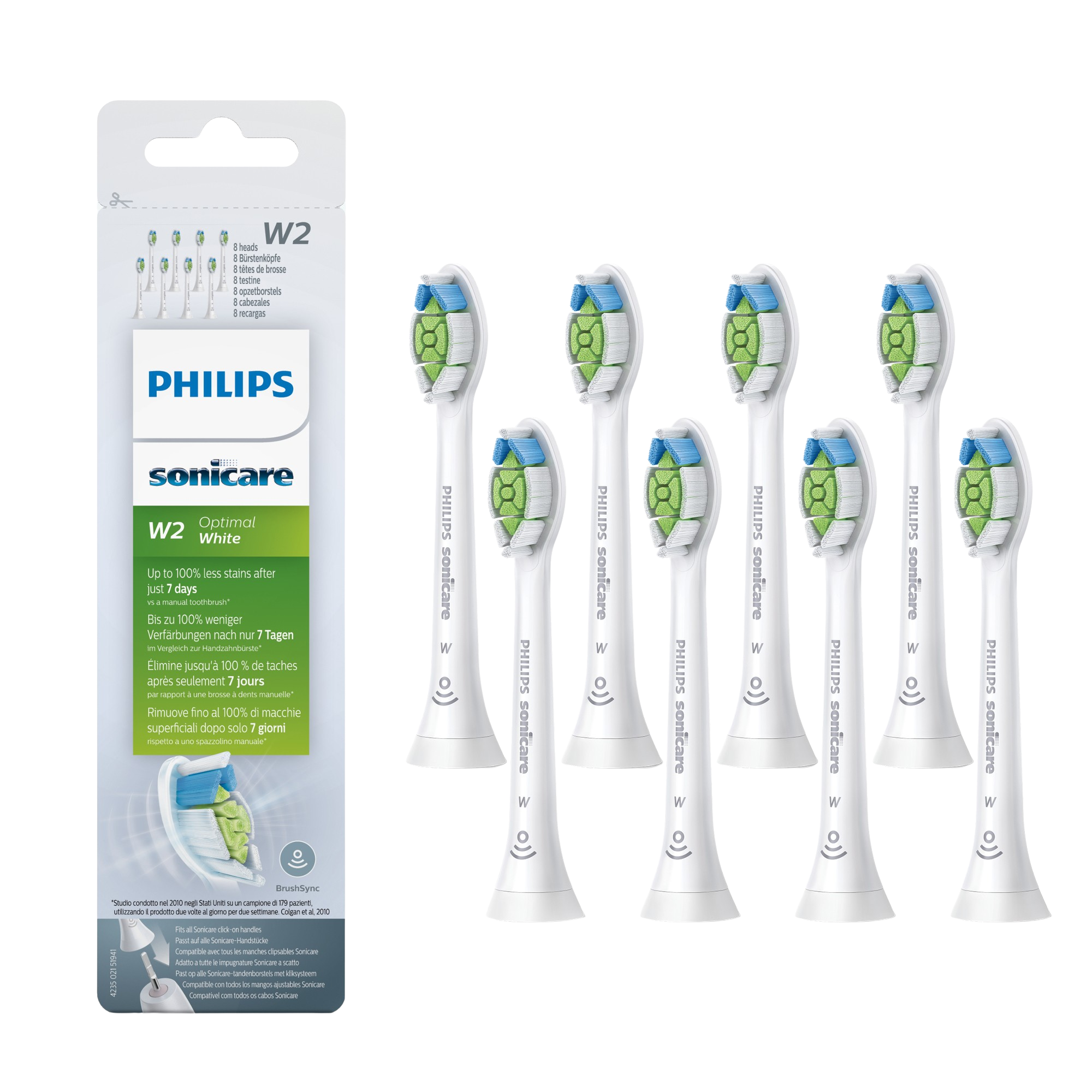 Philips Sonicare Optimal White hlavice standard HX6068/12 8 ks