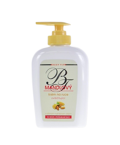 BODY TIP Krém na ruky s mandľovým olejom 300 ml