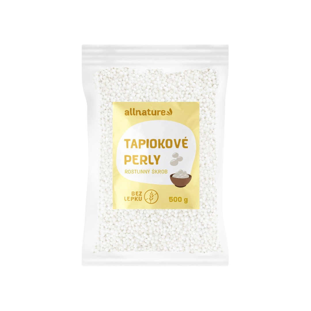 Allnature Tapiokové perly rastlinný škrob 500 g kúpite na Pilulka.sk
