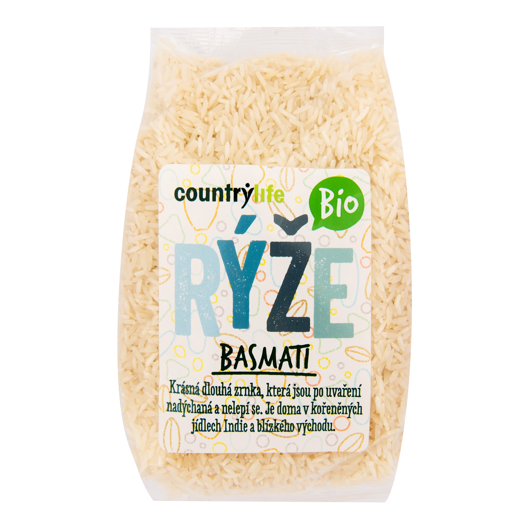 Country Life Organická ryža basmati 500 g