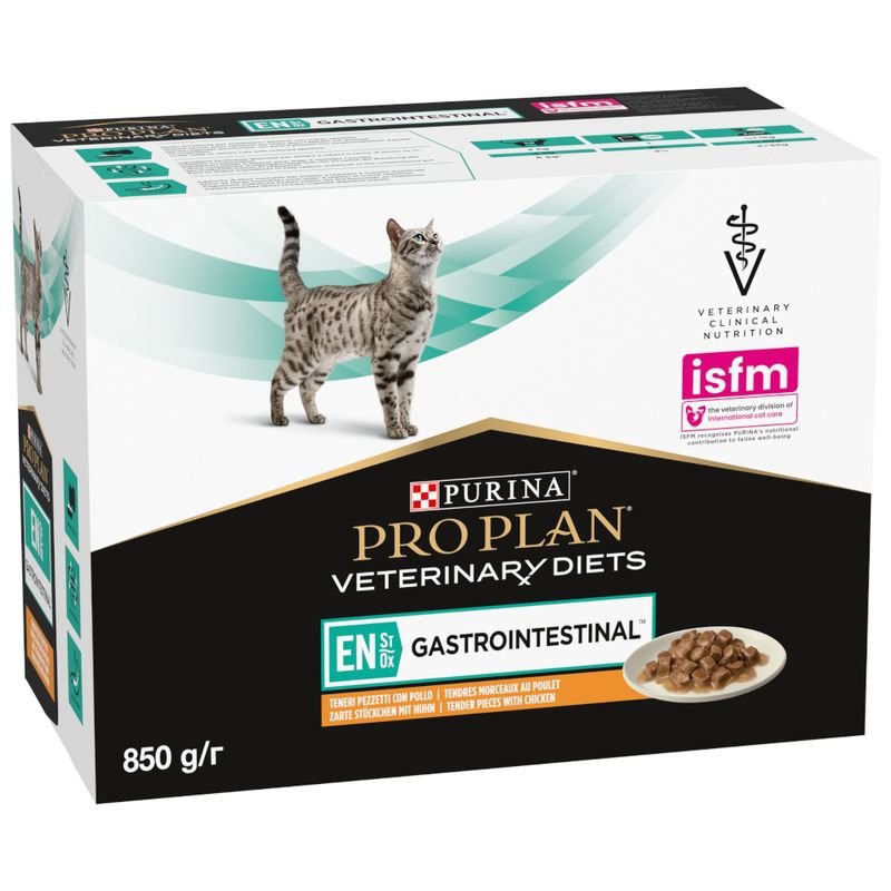 Purina VD Feline - EN St/Ox Gastroint. Chicken kapsička 10 x 85 g