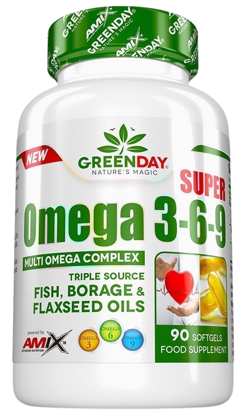 GREENDAY Super omega 3-6-9 90 kapsúl