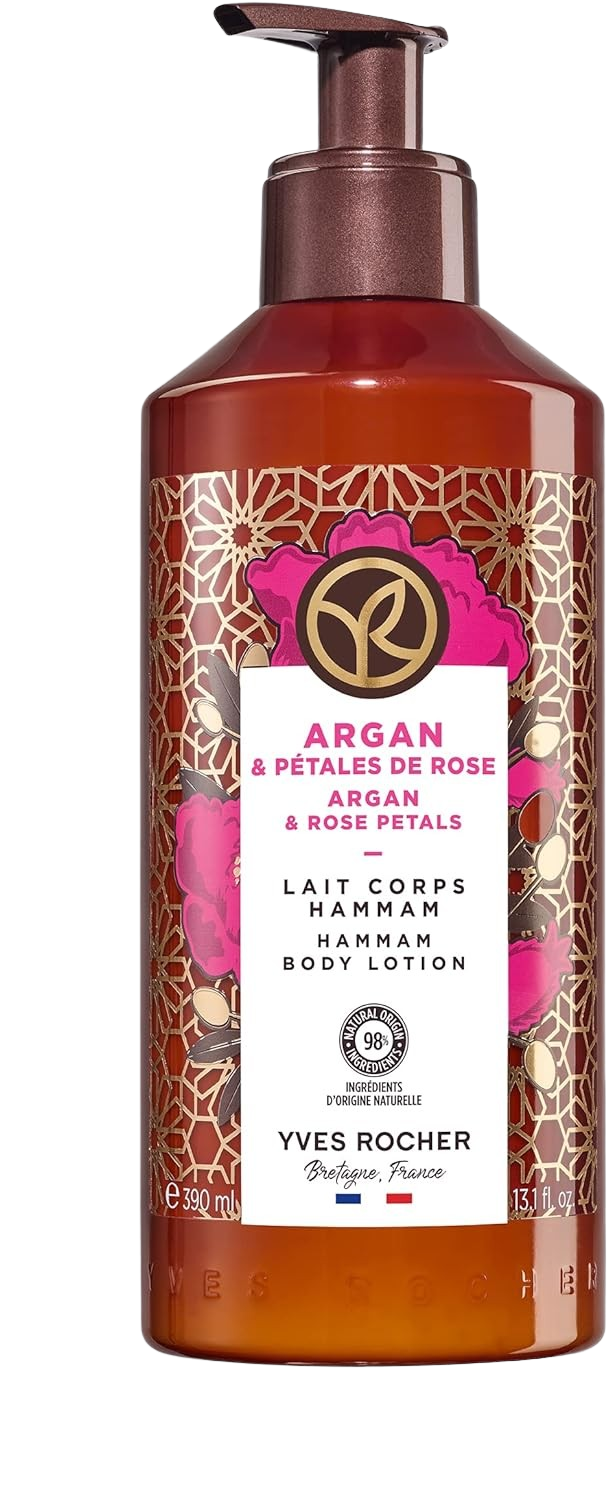 YVES ROCHER Telové mlieko Argan & ruža z Maroka 390 ml