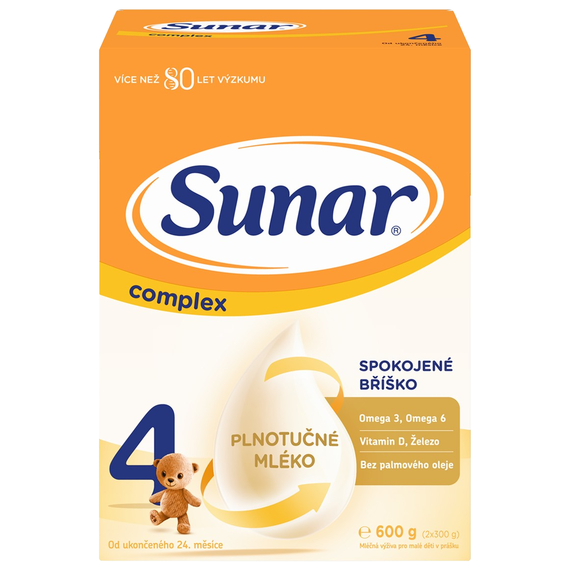 Sunar Complex 4 mliečna výživa pre malé deti 600 g