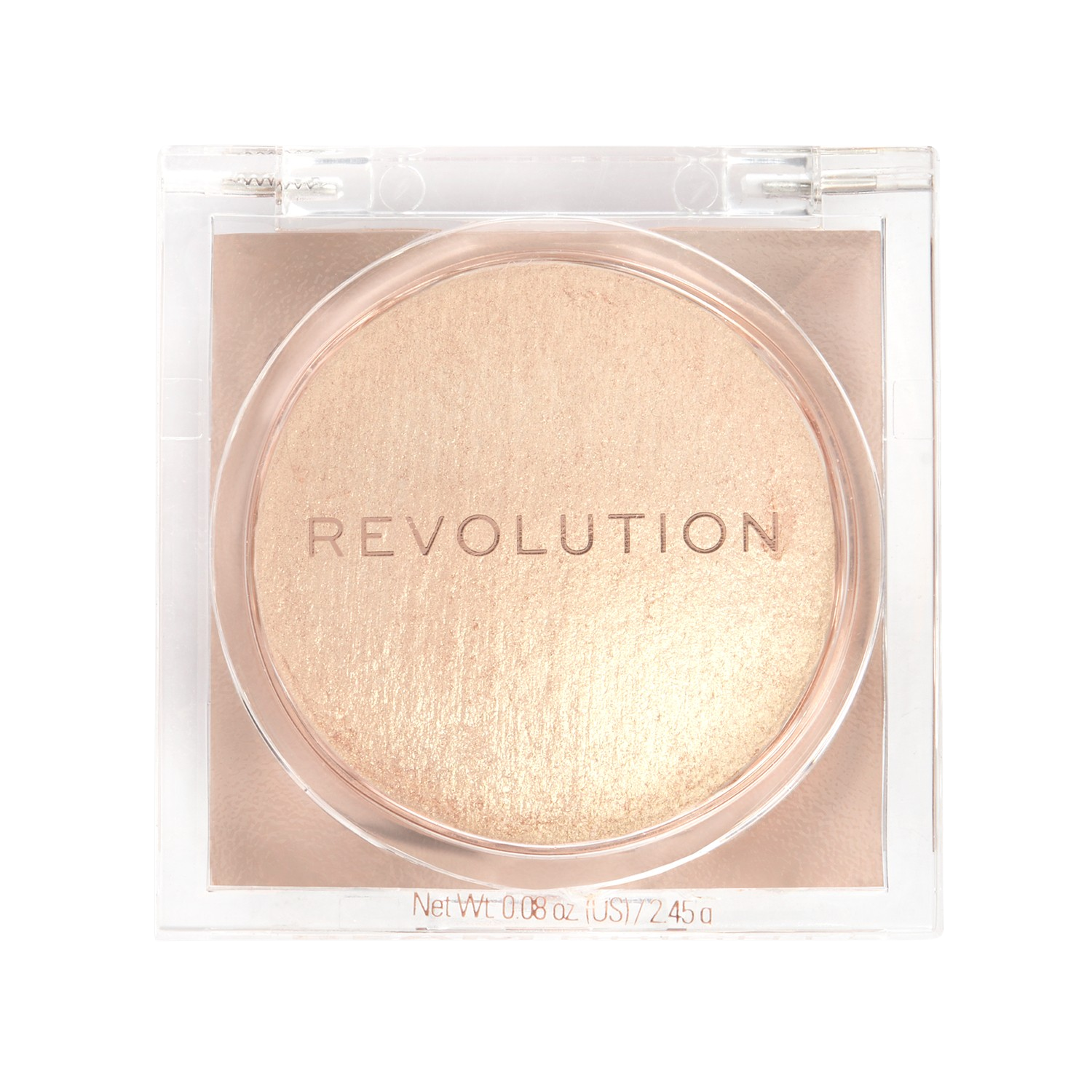 REVOLUTION Beam Bright Bronze Baddie, Kompaktný púdrový rozjasňovač 2.45 g