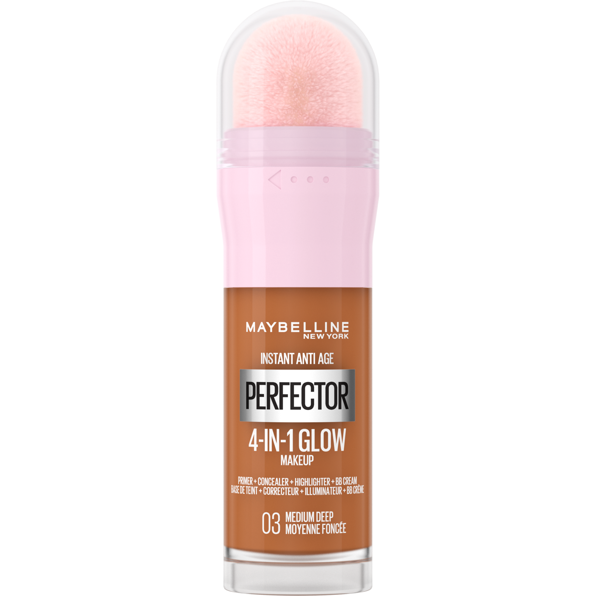 Maybelline PERFECTOR 4in1 glow makeup, 20ml, odtieň 03 medium deep