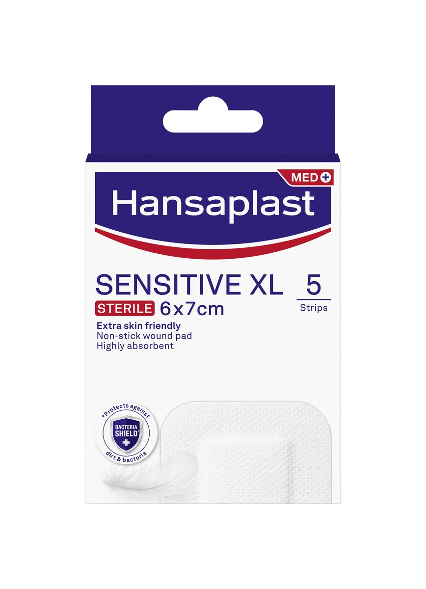 HANSAPLAST Sensitive XL náplasť 5 ks kúpite na Pilulka.sk