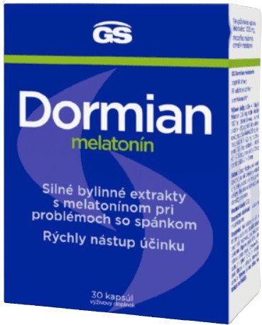 GS Dormian  Melatonín 30 kapsúl