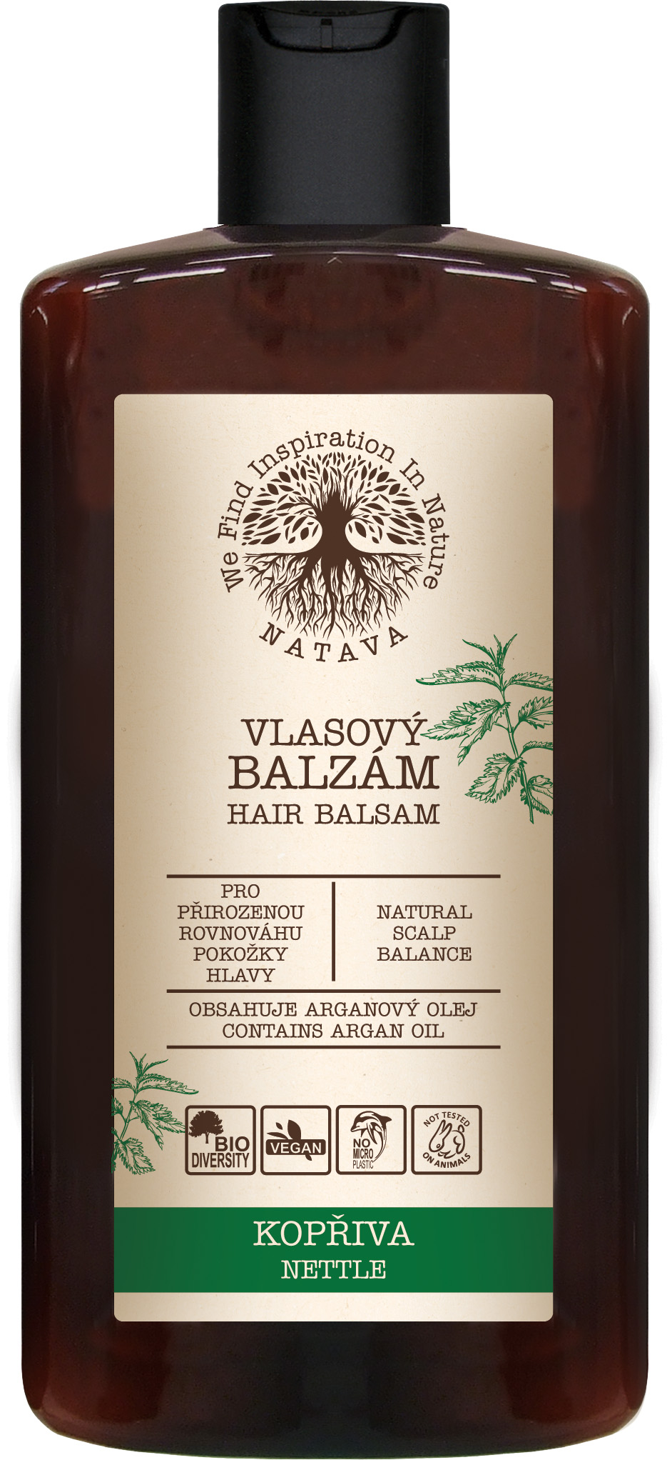 NATAVA BIO hair balsam Nettle 250 ml
