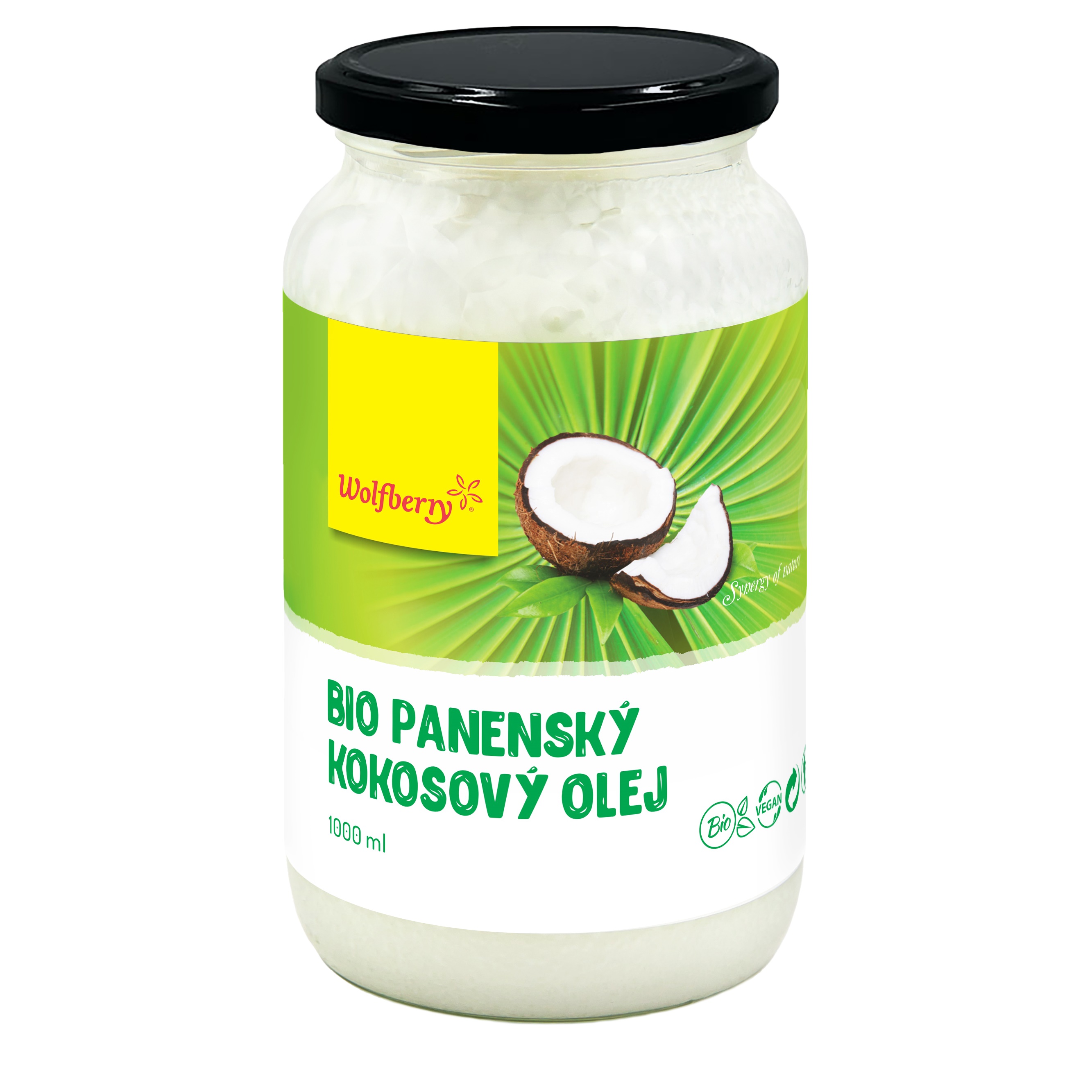 Fotografie Wolfberry Panenský kokosový olej BIO 1000 ml