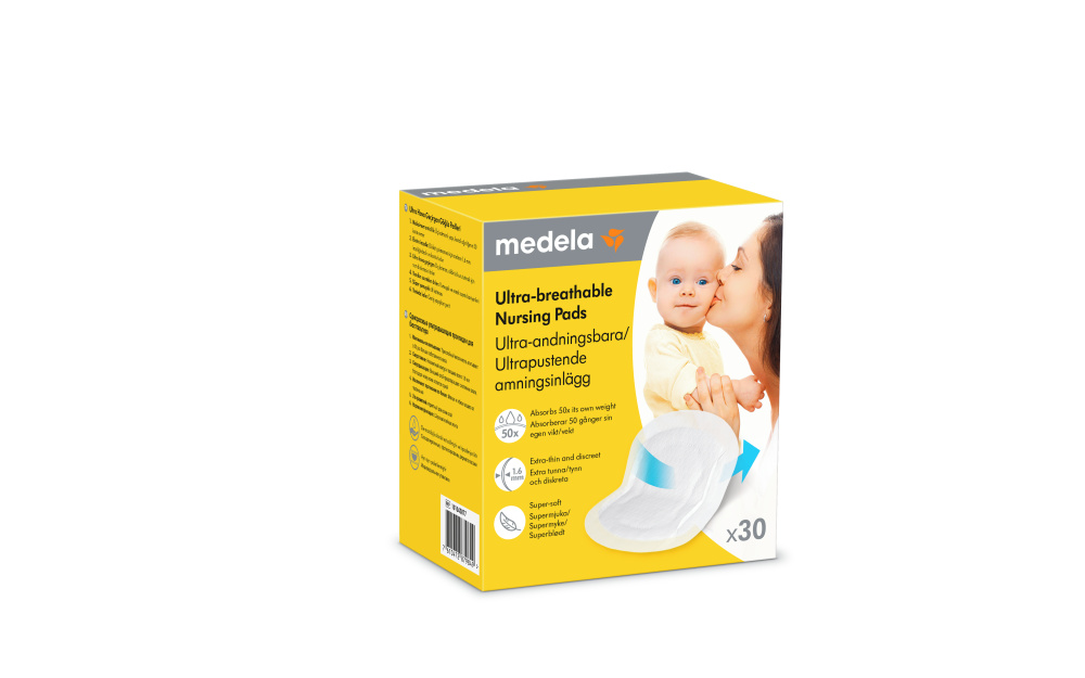 MEDELA Prsní vložky jednorázové ultra prodyšné 30 ks