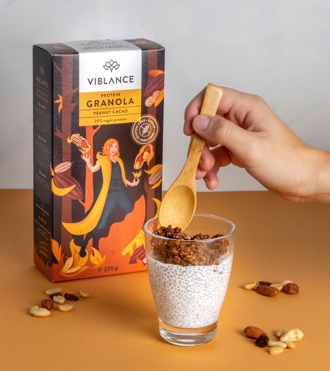 Fotografie VIBLANCE Proteinová granola - Choconutty 275 g