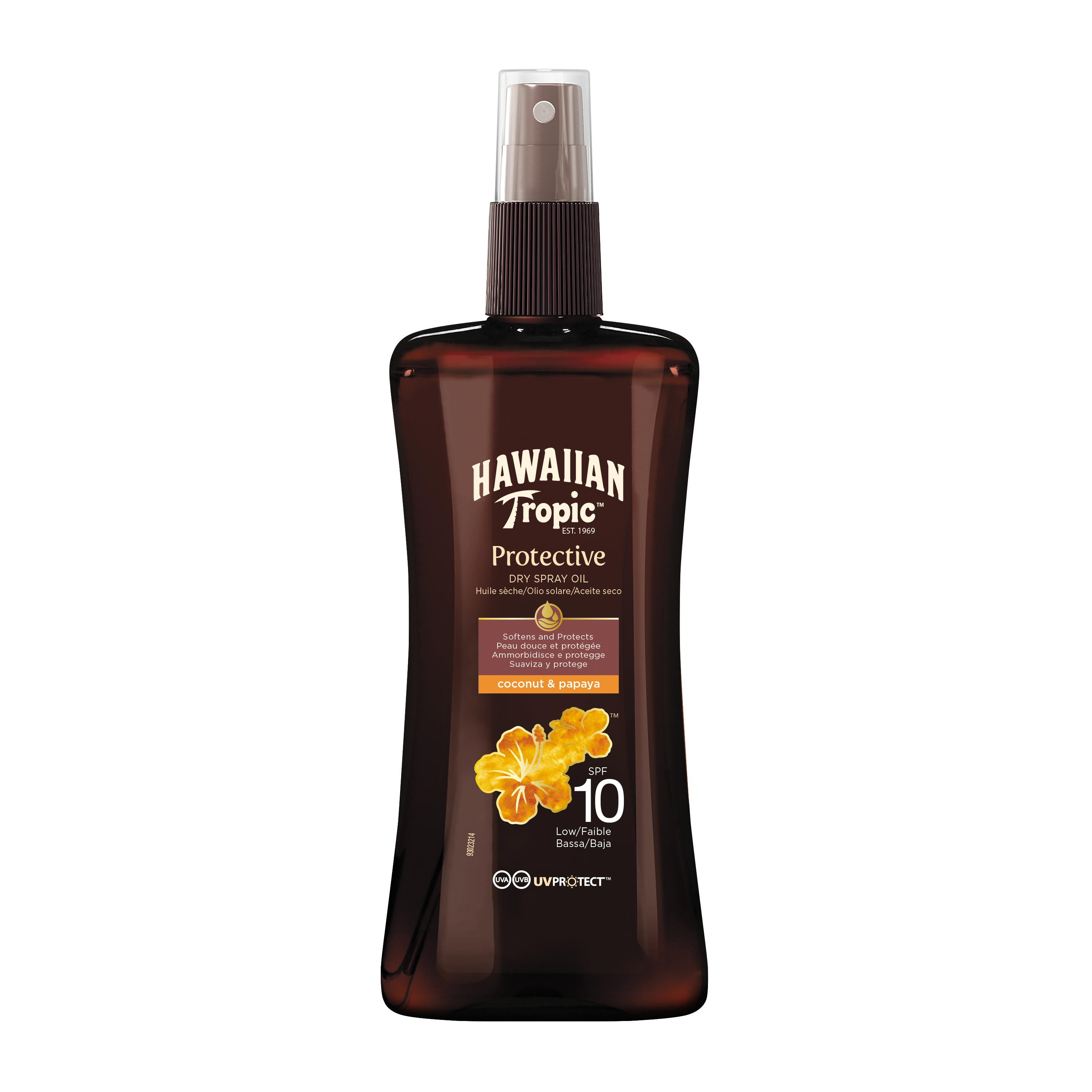 Levně Hawaiian Tropic Protective Dry Spry Oil SPF 10 200 ml