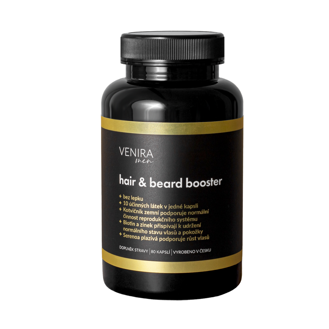 Venira Venira Men Hair & beard booster 80 kapslí