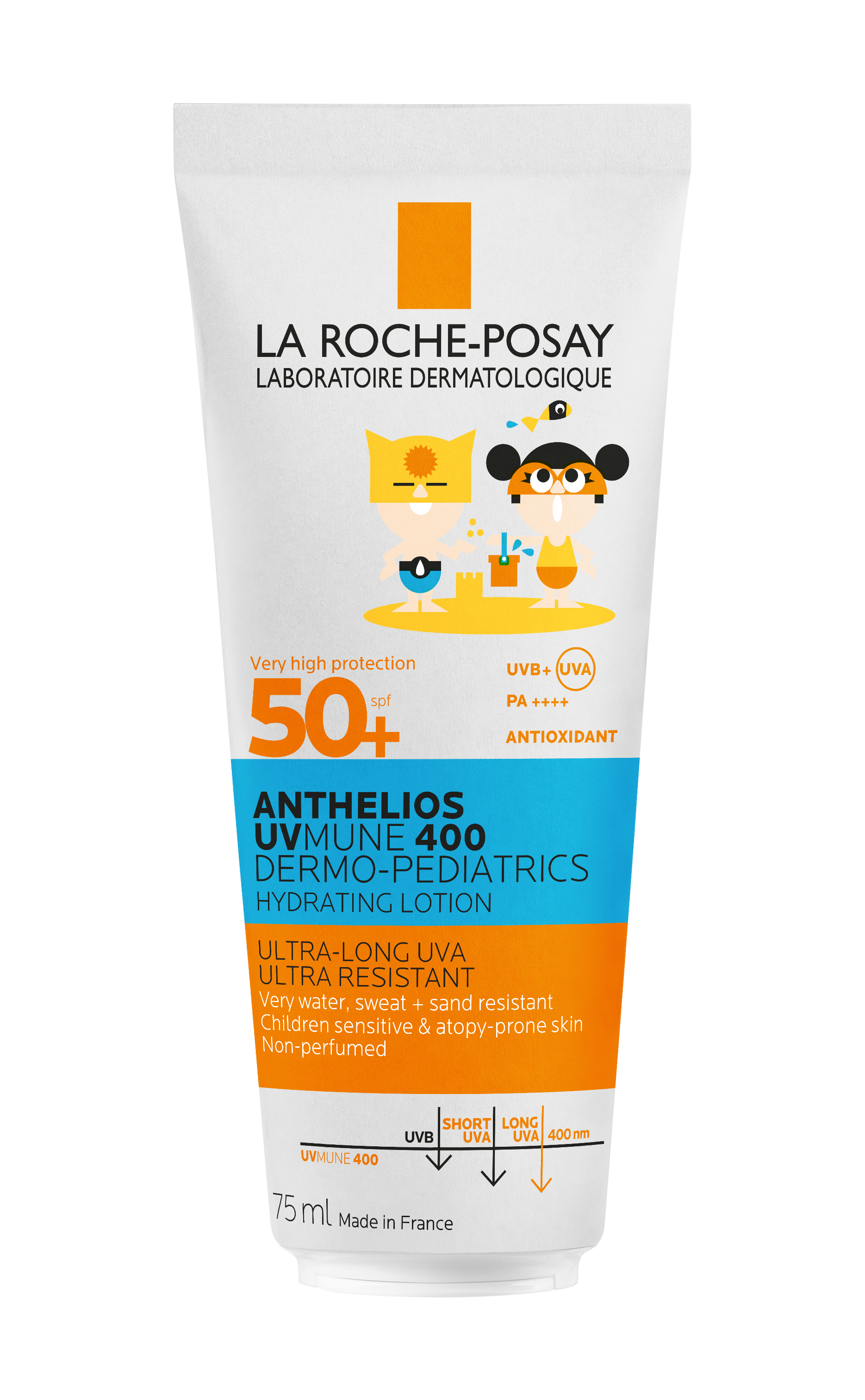 La Roche-Posay Anthelios UVMUNE 400 Dermo-Pediatrics hydratační mléko SPF50+, 75 ml