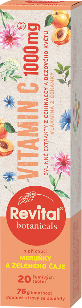 Vitamín C 1000mg, Echinacea a bezový květ