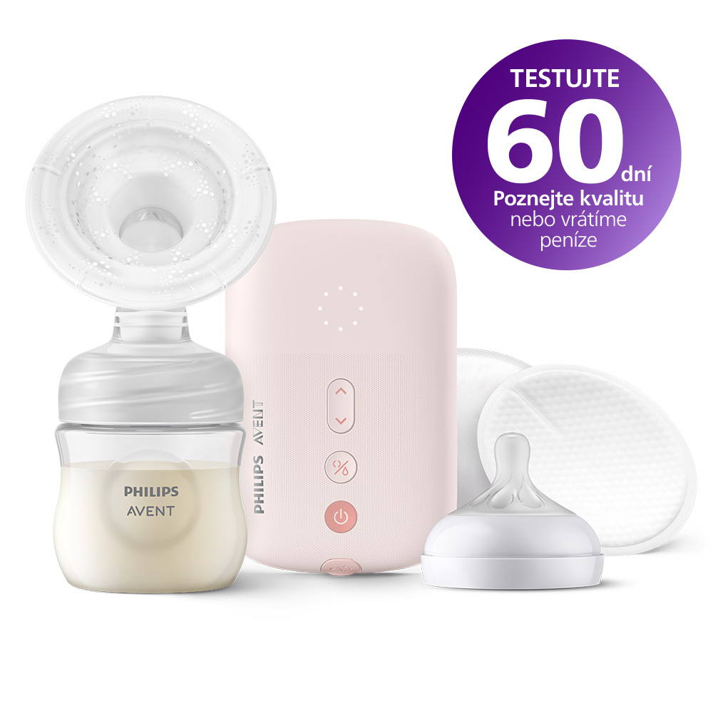 PHILIPS AVENT Odsávačka mateřského mléka Natural elektronická Single
