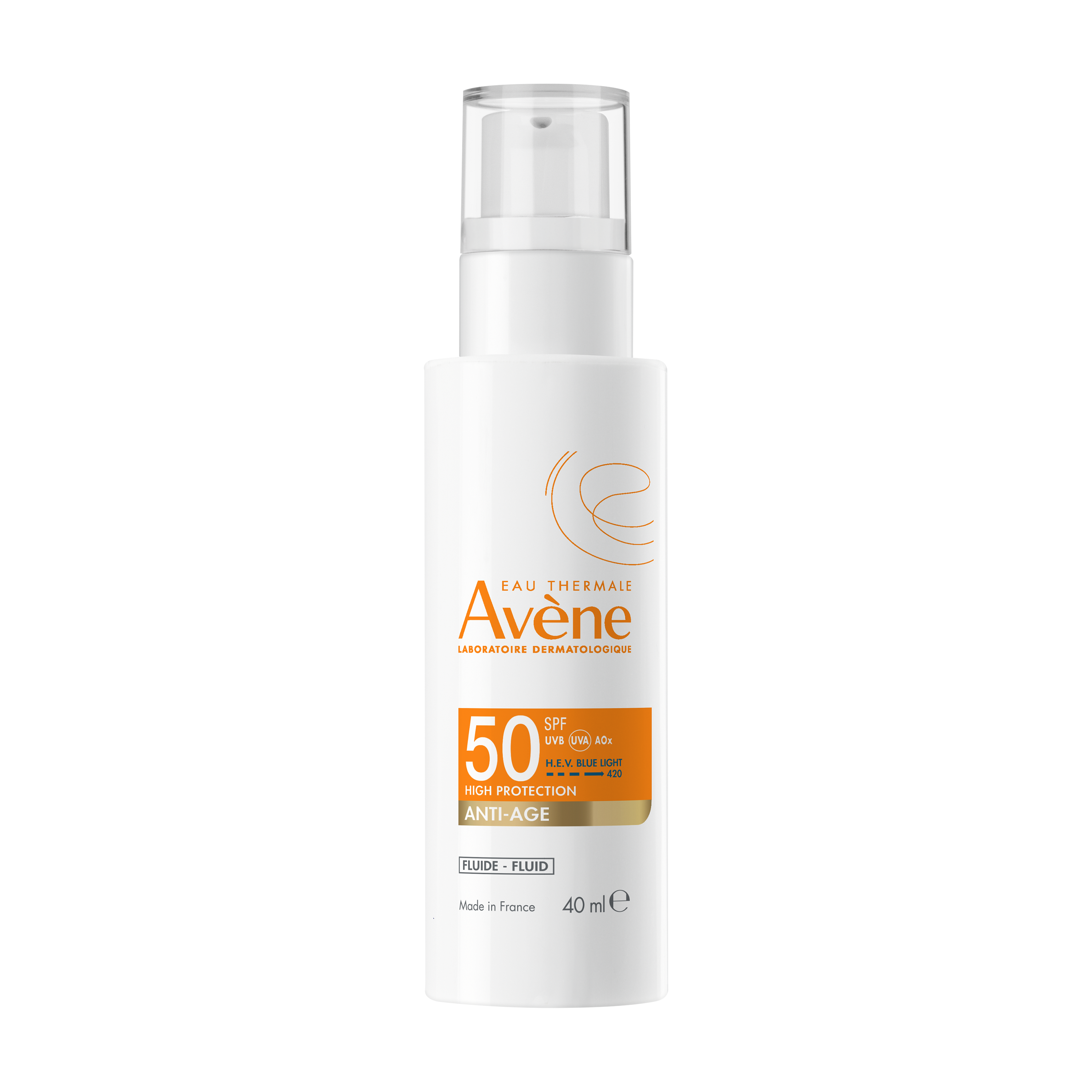 AVÈNE Anti-age fluid SPF50, 40 ml