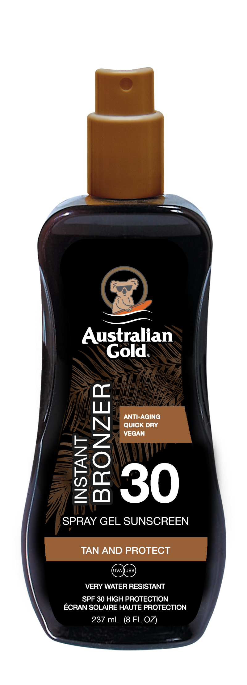 AUSTRALIAN GOLD SPF 30 Spray Gel Bronzer 237 ml