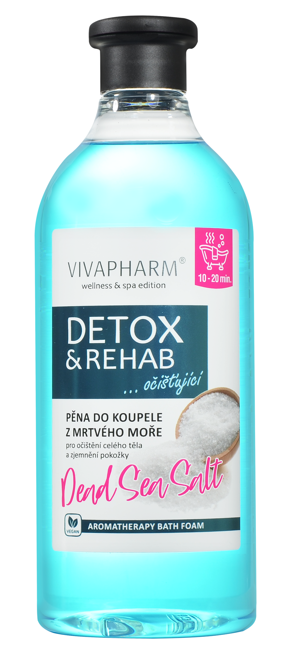 VIVAPHARM Pena do kúpeľa Detox and rehab 750 ml