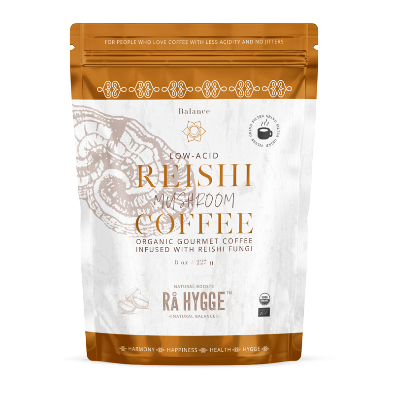 RA HYGGE BIO mletá káva Peru Arabica REISHI 227 g
