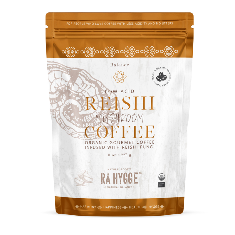 RA HYGGE BIO zrnková káva Peru Arabica REISHI 227 g