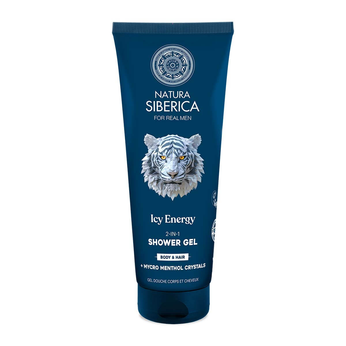 NATURA SIBERICA Arctic Wild Sprchový gel 2v1 na tělo a vlasy Ledová energie 200 ml