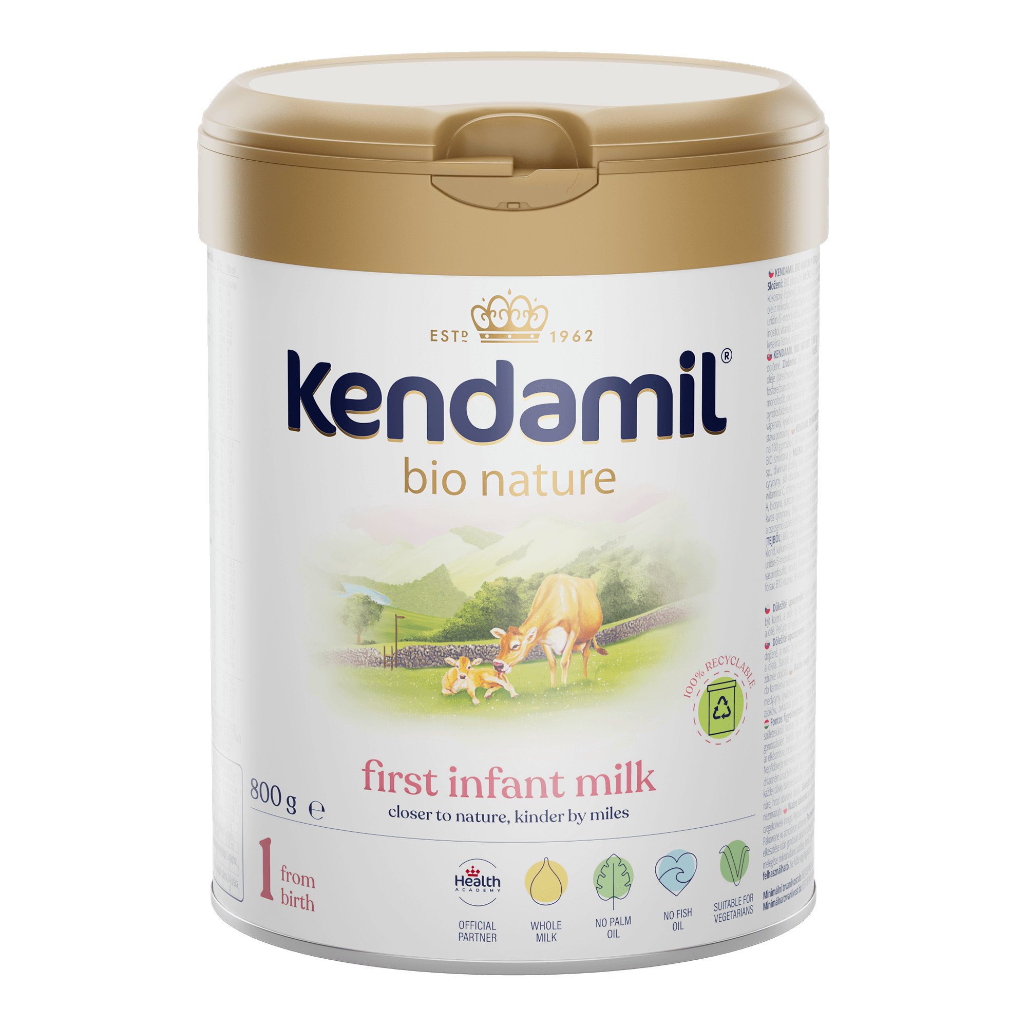 KENDAMIL BIO Nature 1 800 g