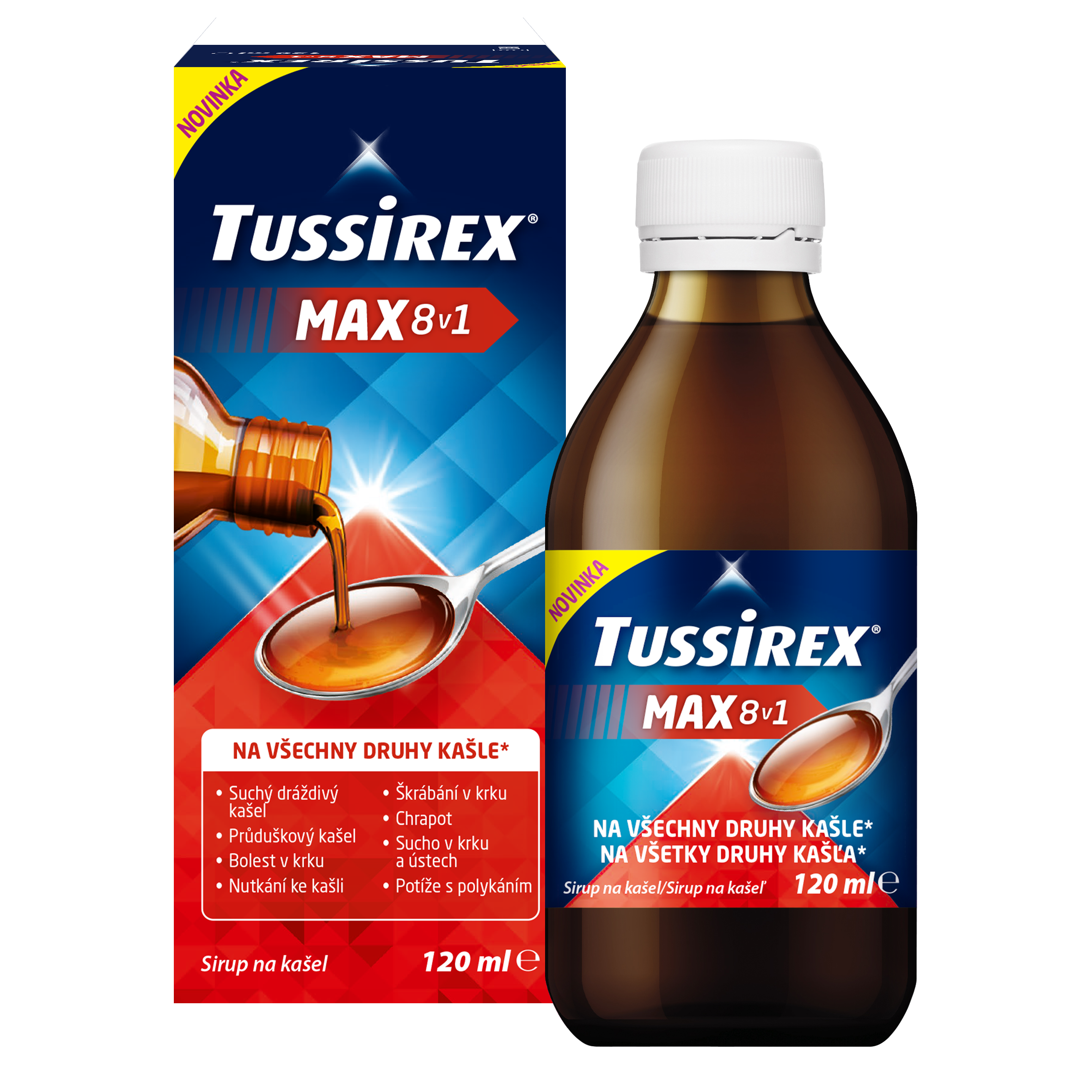 TUSSIREX Max 8v1 sirup 120 ml