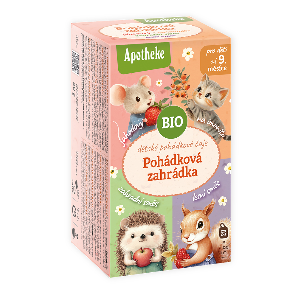 APOTHEKE BIO čaj dětský Pohádková zahrádka 4v1 20 x 1.5 g
