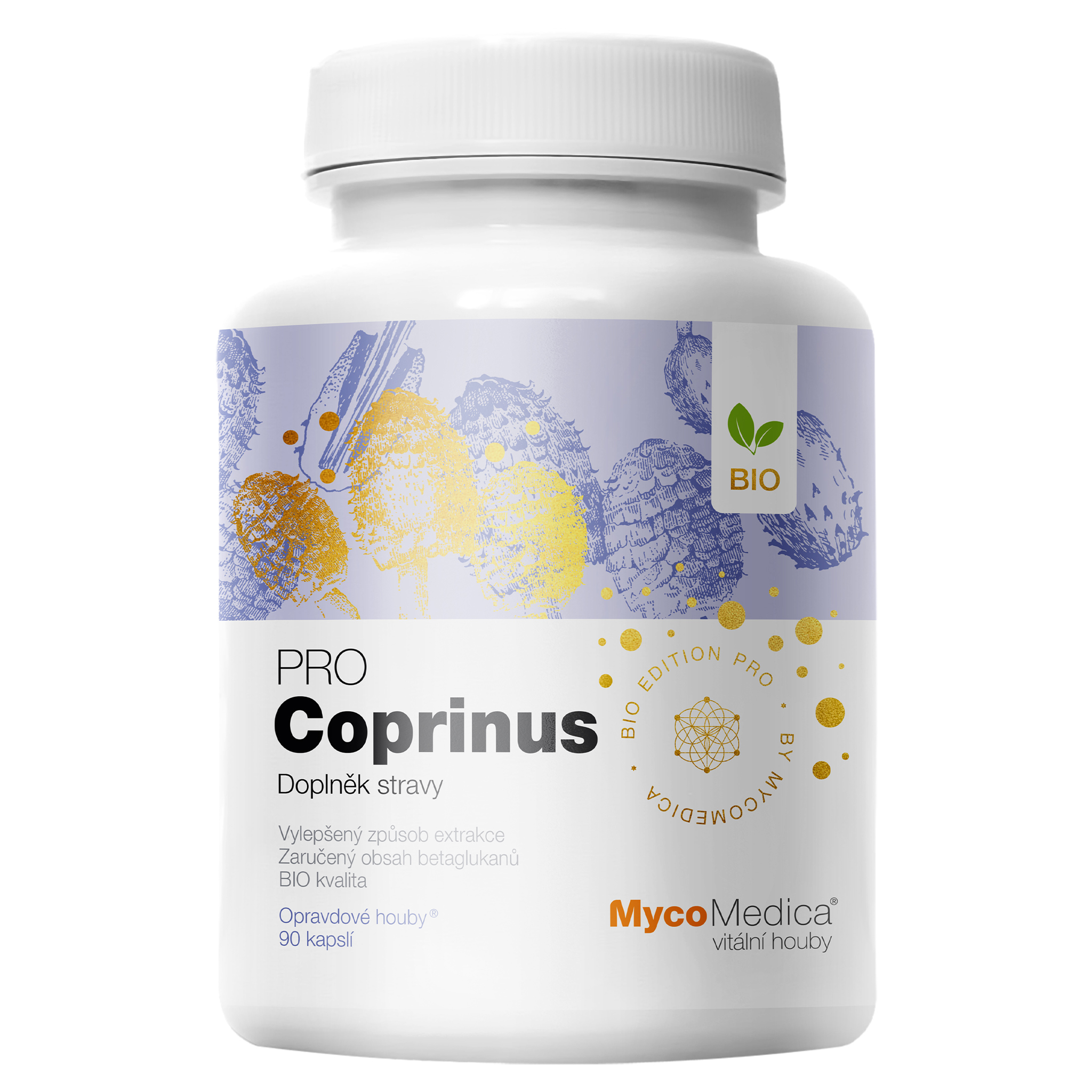MYCOMEDICA BIO Coprinus PRO 90 kapslí