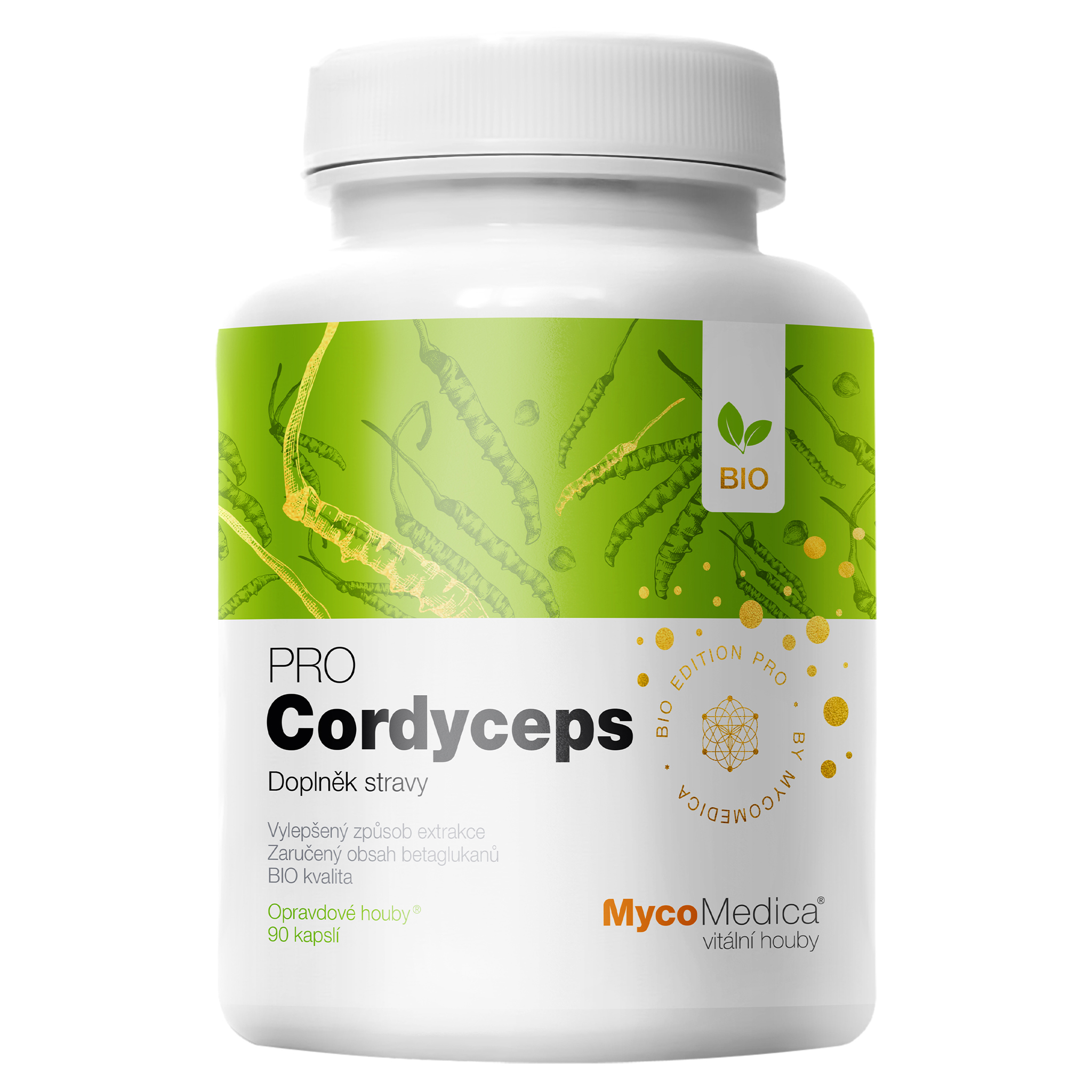 MYCOMEDICA BIO Cordyceps PRO 90 kapslí