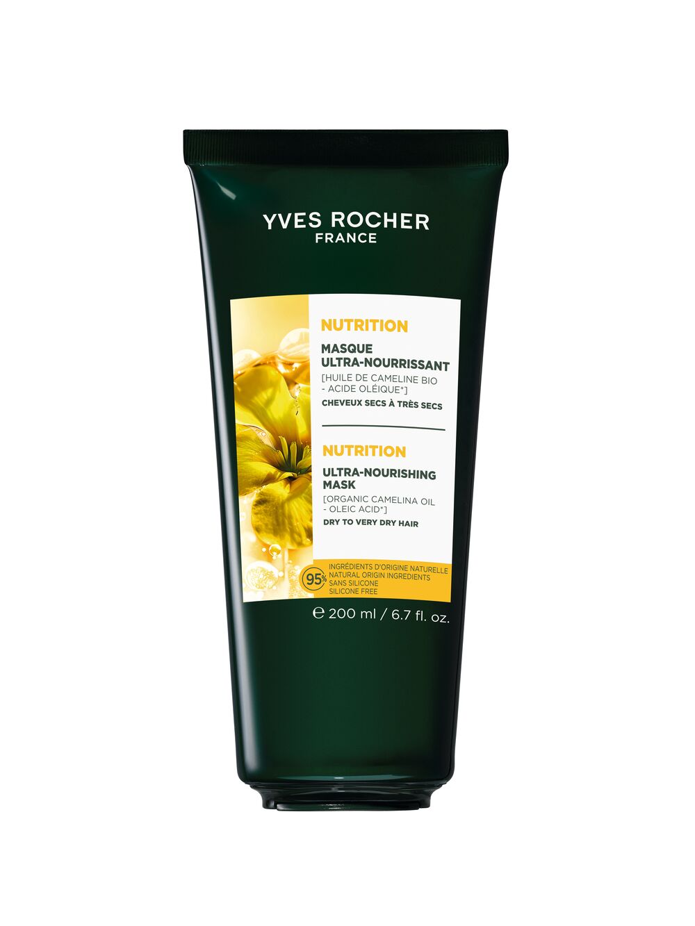 YVES ROCHER Vyživujúca maska na vlasy 200 ml