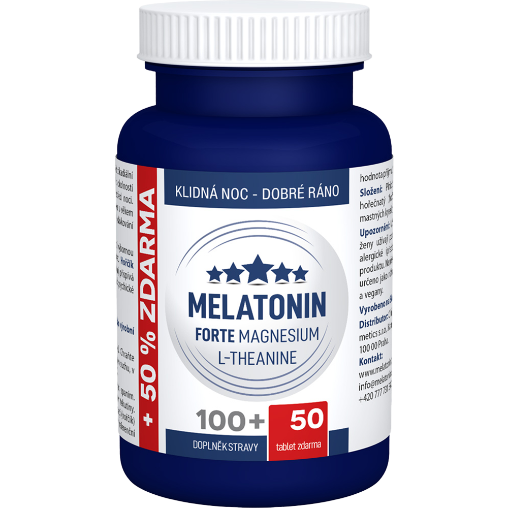 CLINICAL NUTRICOSMETICS Melatonin Forte Magnesium L-Theanine 150 tablet