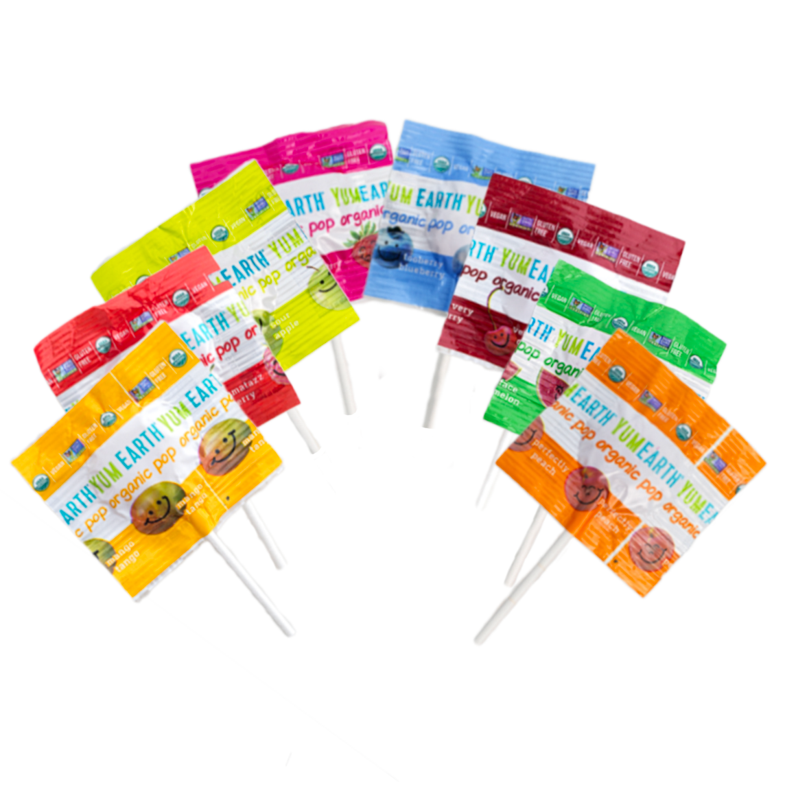 YUMEARTH BIO Ovocná lízátka - velké balení 100 ks