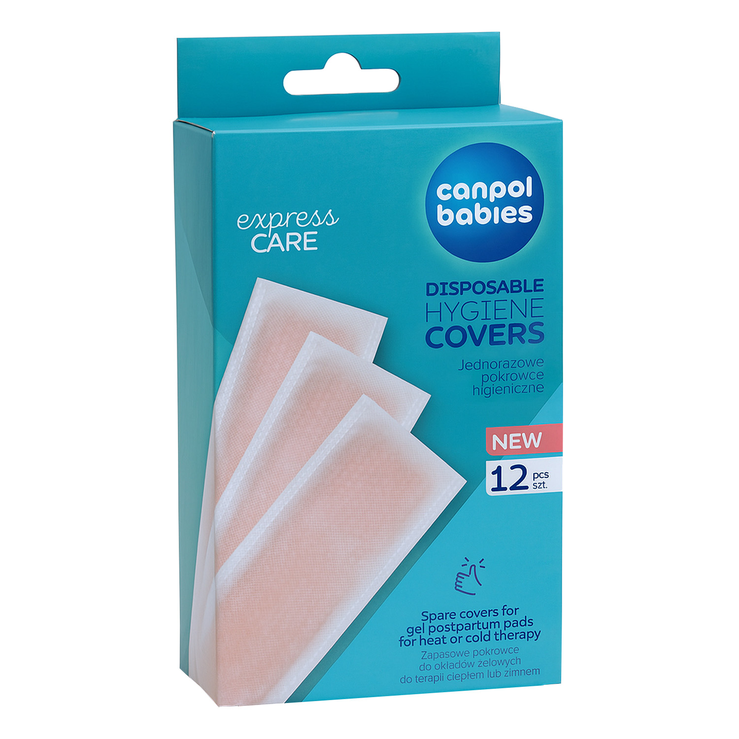 CANPOL BABIES Hygienický návlek na poporodní gelové vložky 12 ks