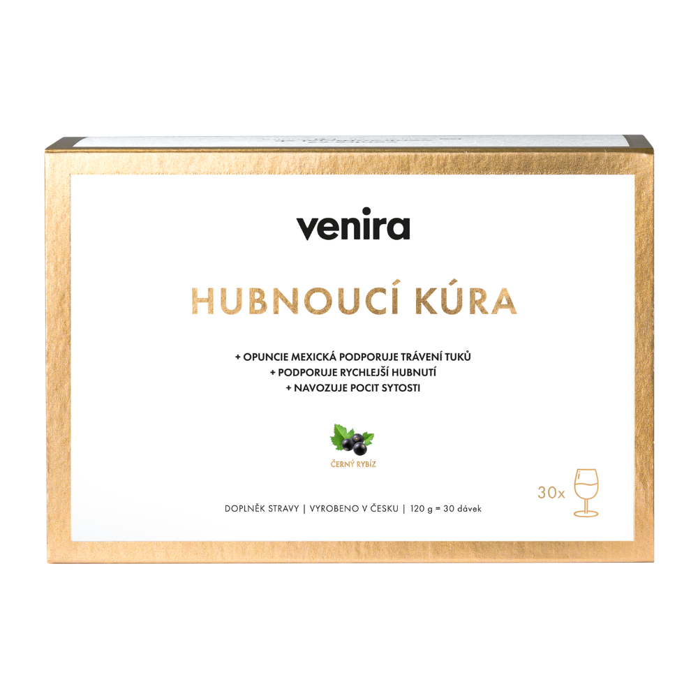 VENIRA Hubnoucí kúra černý rybíz 30 sáčků