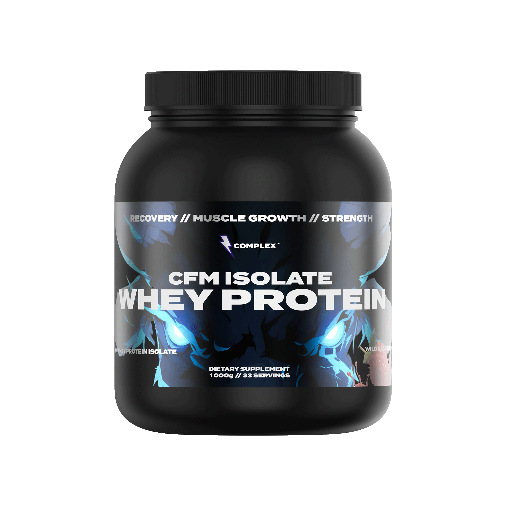 COMPLEX CFM Whey Protein Isolate - Wild Raspberry 1000 g